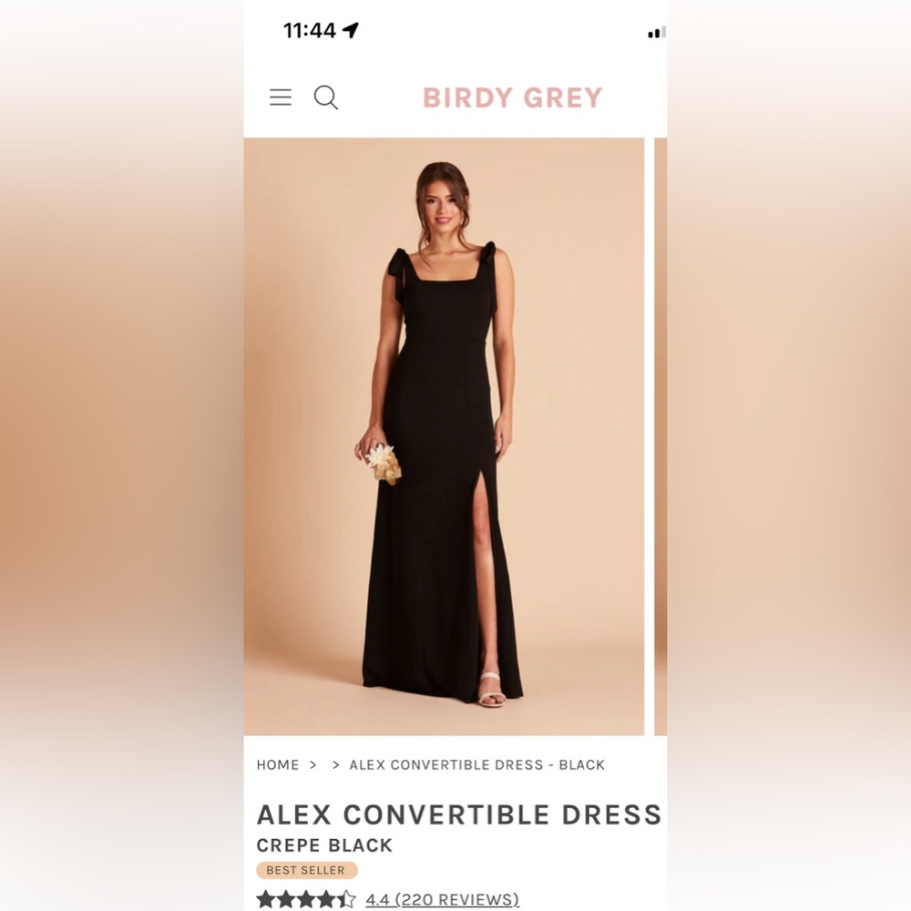 Birdy Gray bridesmaids dress - Black